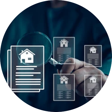 Happy family in their new home